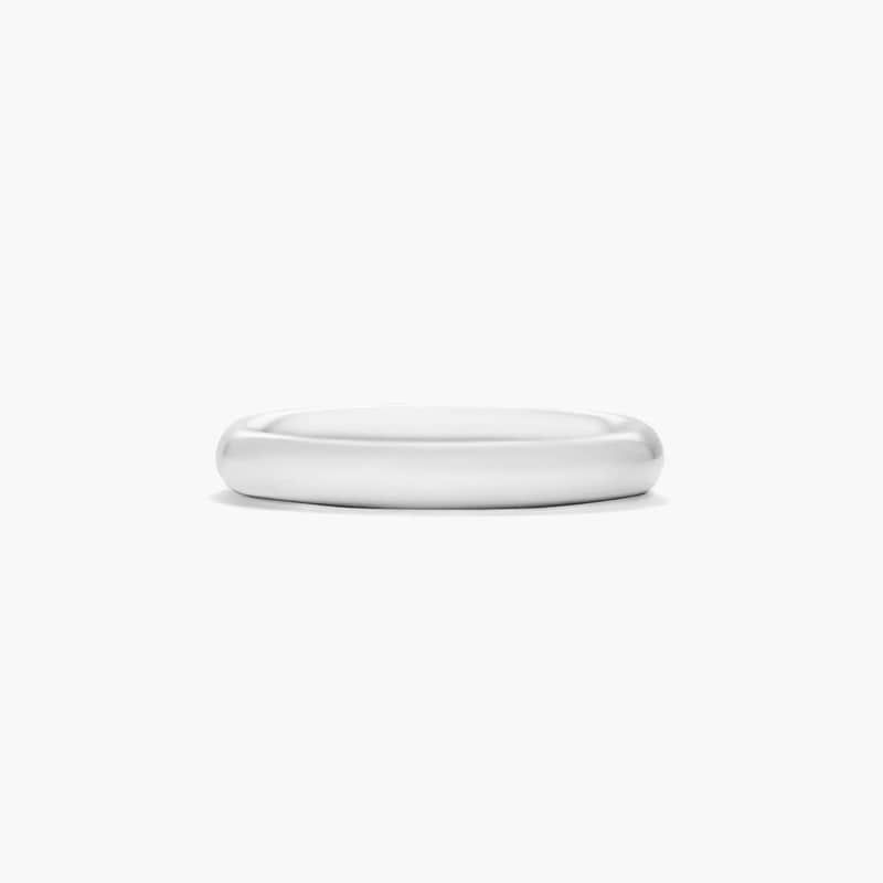 This 3mm band has a high dome surface and is rounded on the inside for unparalleled comfort.