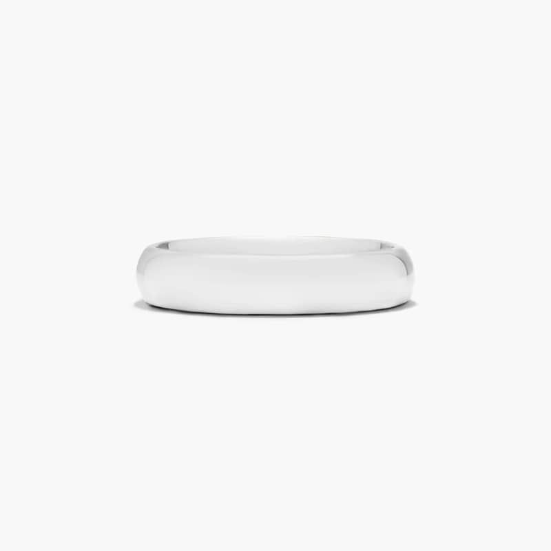 This 5mm band has a high dome surface and is rounded on the inside for unparalleled comfort.