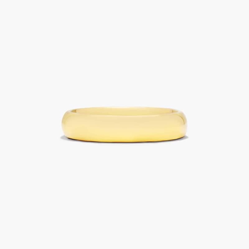 This 5mm band has a high dome surface and is rounded on the inside for unparalleled comfort.