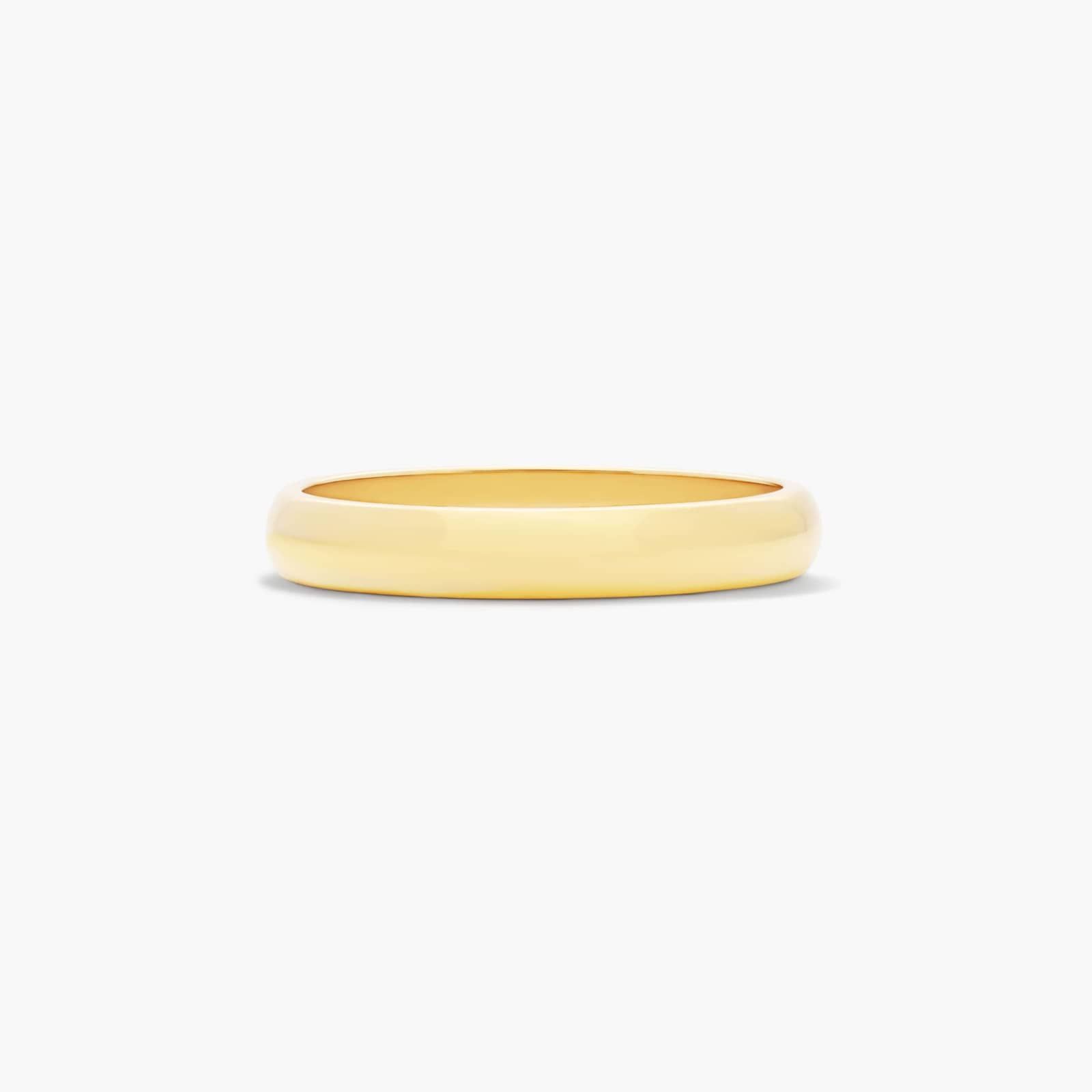 Gold deals curved ring