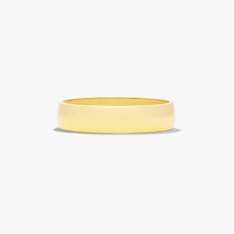 This remarkable 5mm band maintains a truly traditional straight inside and original profile.