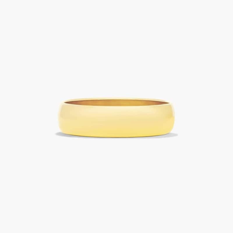 This remarkable 6mm band maintains a truly traditional straight inside and original profile.