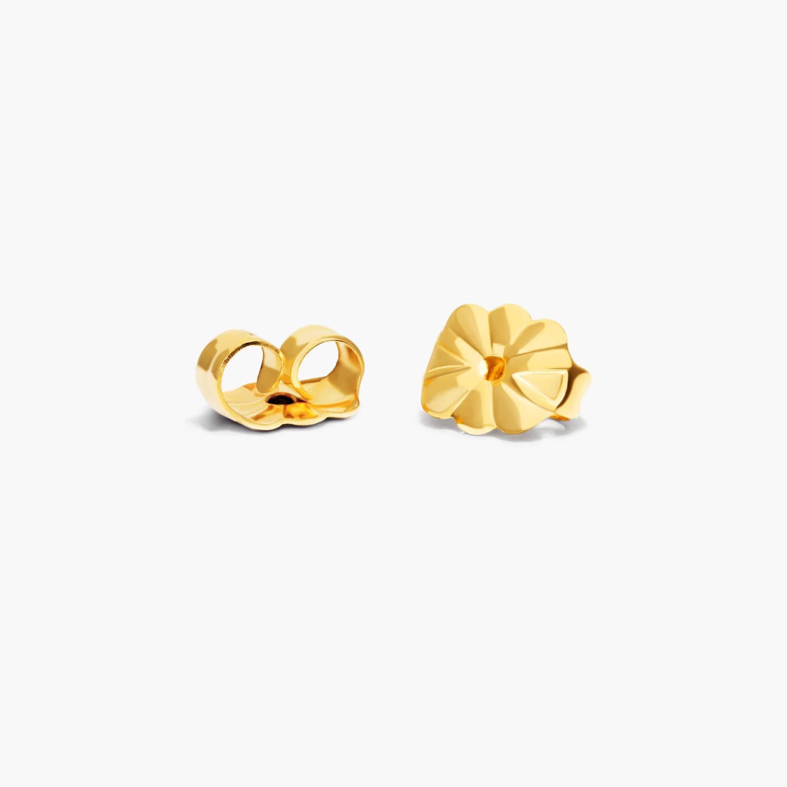 Boucle D'oreille Homme Diamant Jaune Canari 0.15ct - Or Jaune 18 Carats - Neuf Avec étiquettes - Limor
