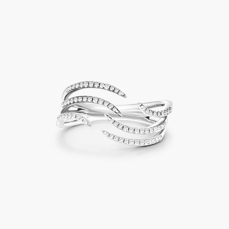 Elegant on sale waves ring