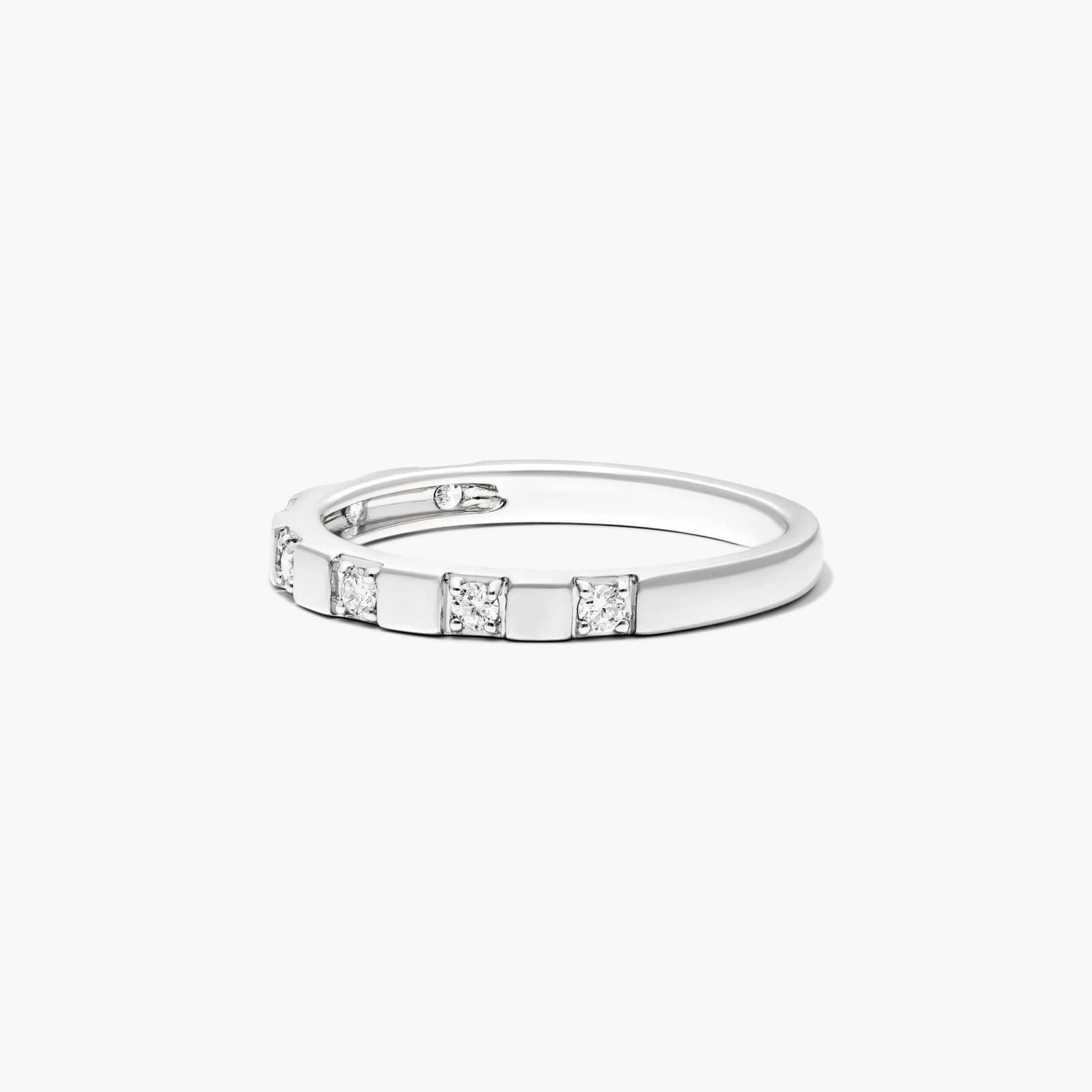 14K White Gold Abyss Lab-Created Diamond Band-81741w14l