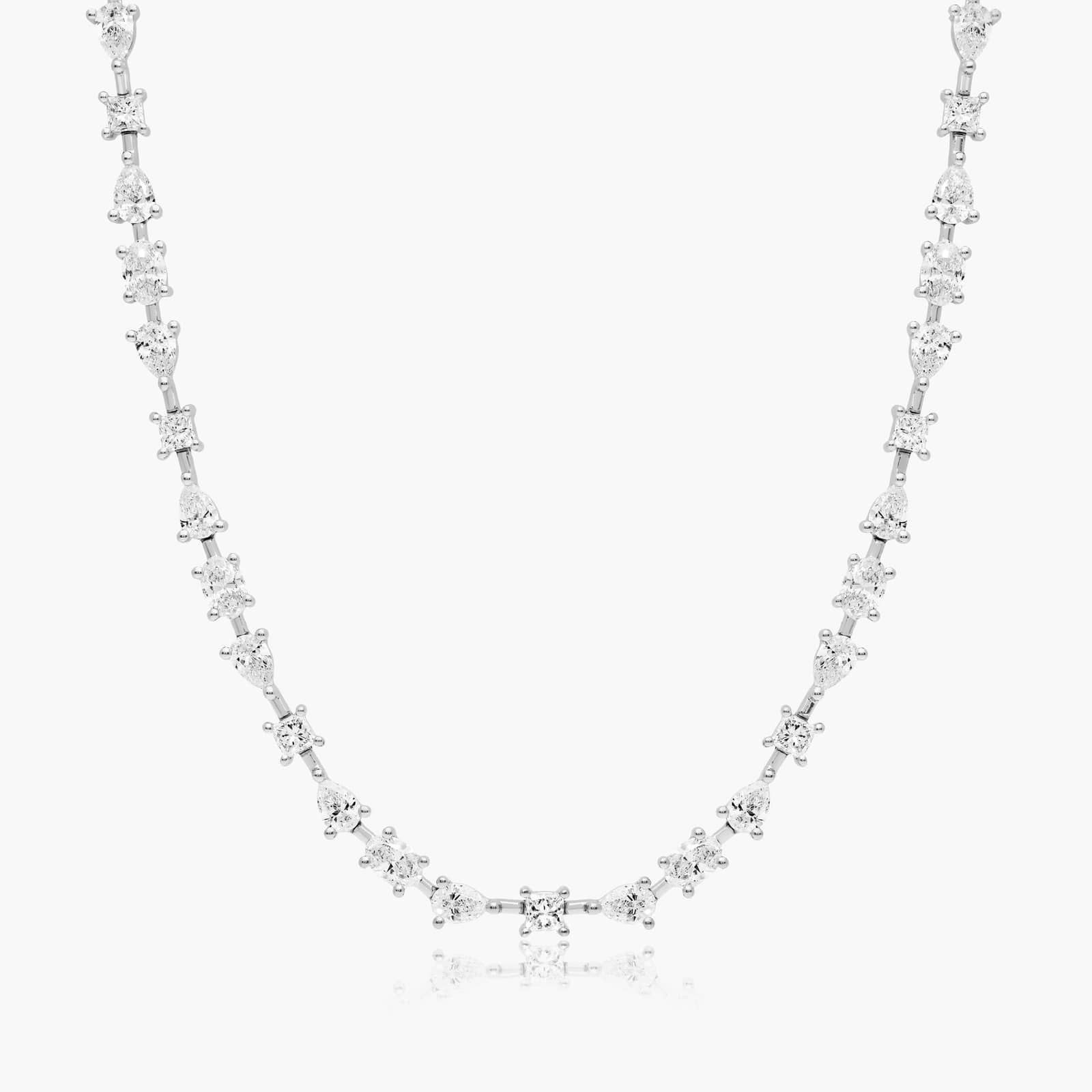 Outlet ADL 14k White Gold Diamond Necklace [4256]