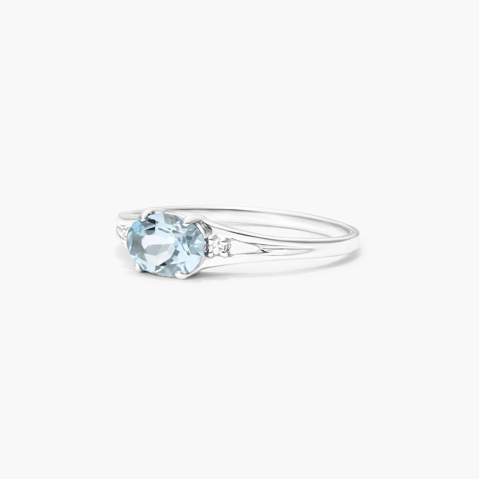 Engagement rings with hot sale birthstone accents