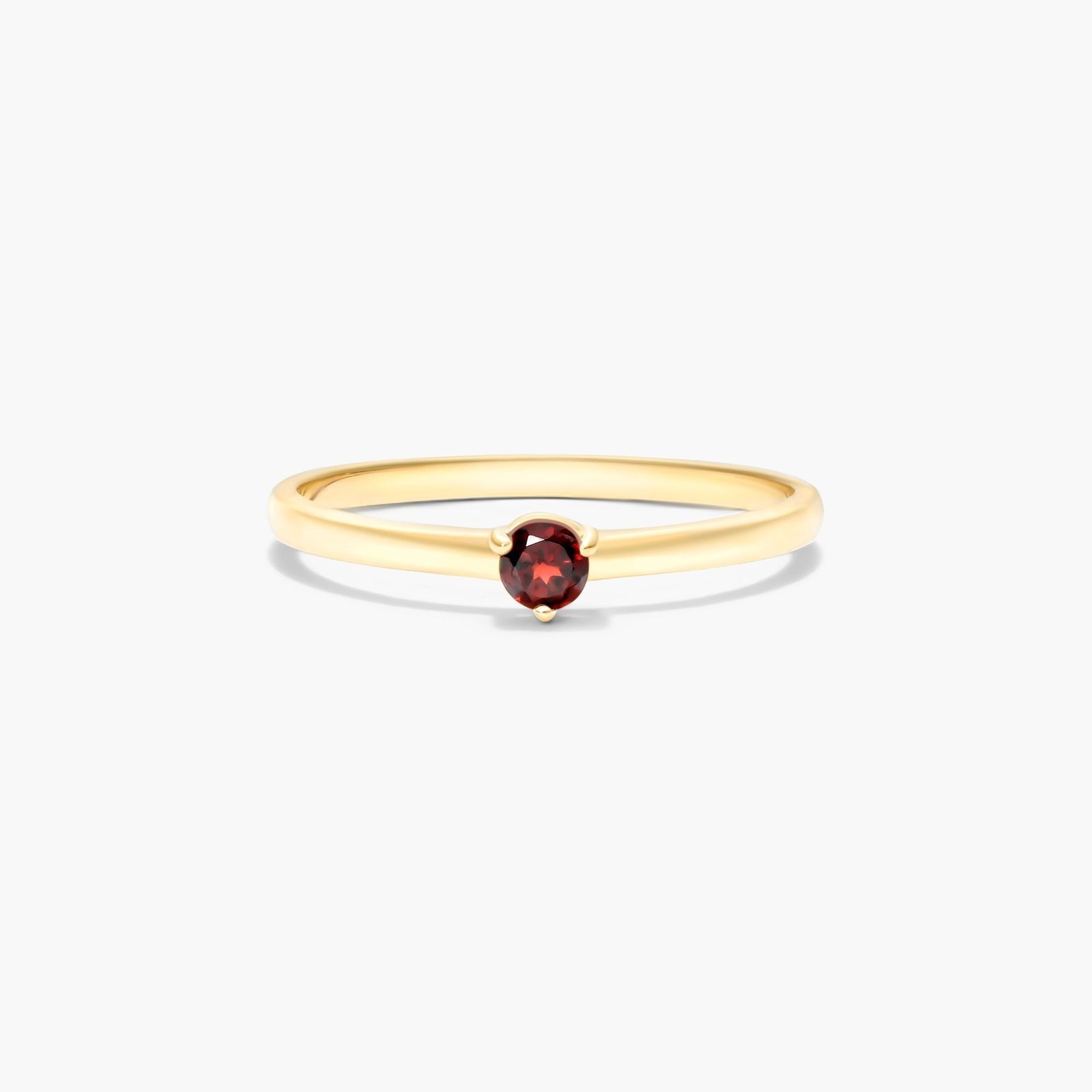 Garnet birthstone deals ring gold