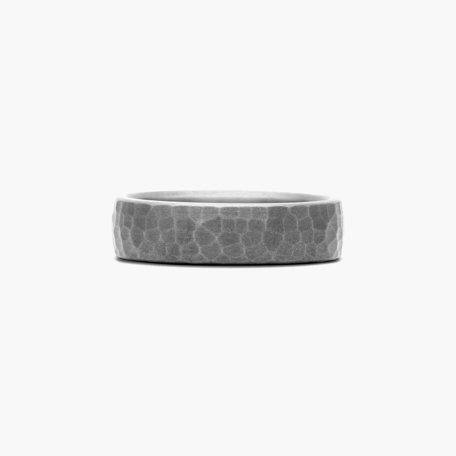 Grey Tantalum Hammer Finish Comfort Fit Band 91064ta