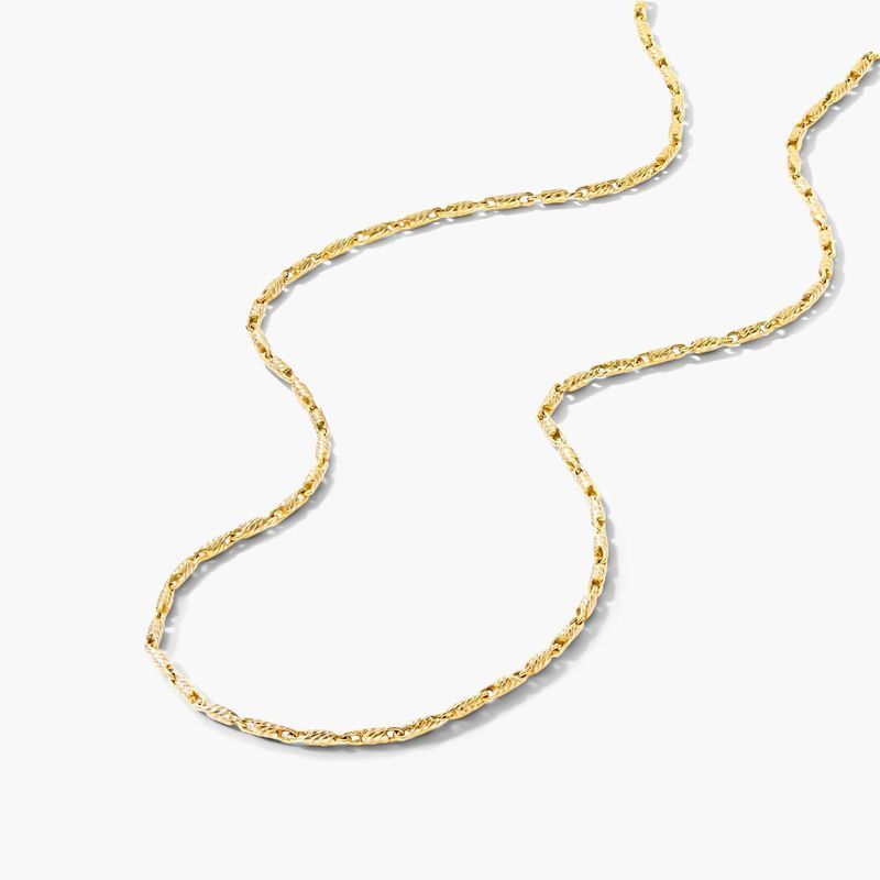 14K Yellow Gold 0.95mm Lumacina Chain