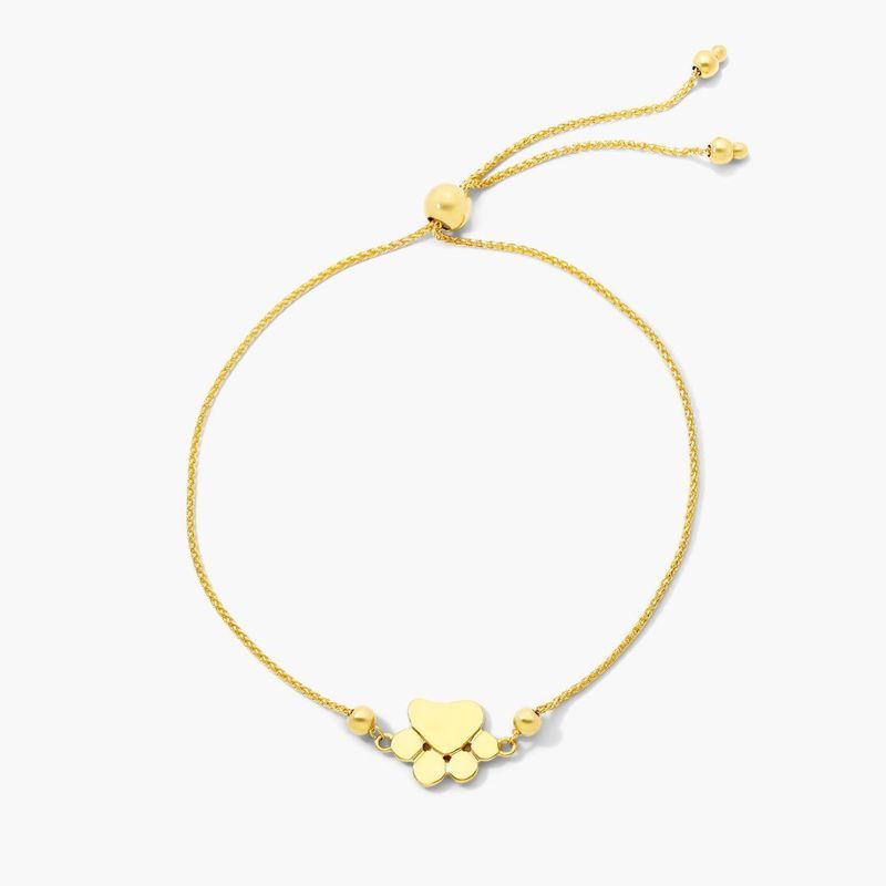 paw print bolo bracelet