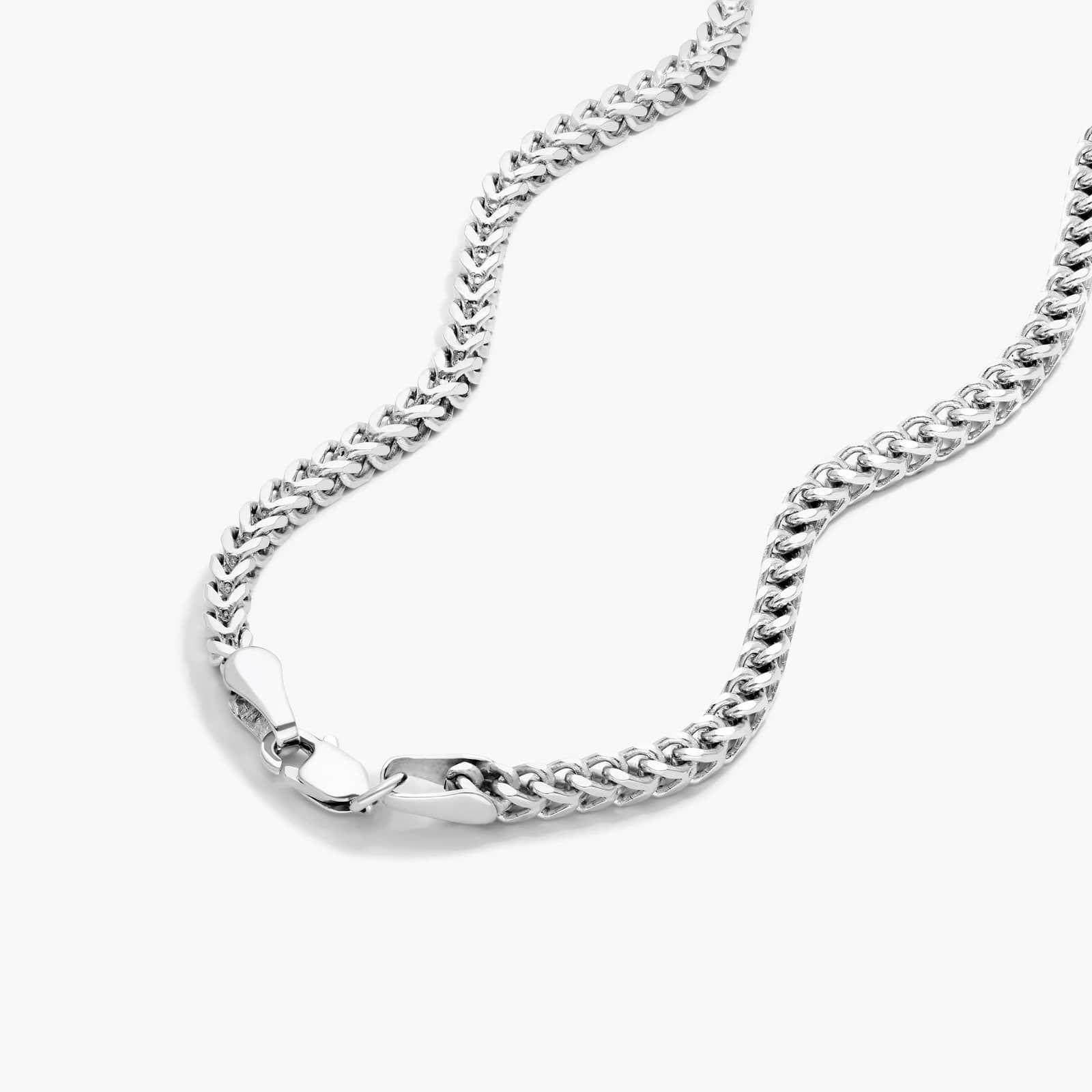 Sterling Silver 2.5mm Round Franco Chain Necklace - 20 inches Image-2