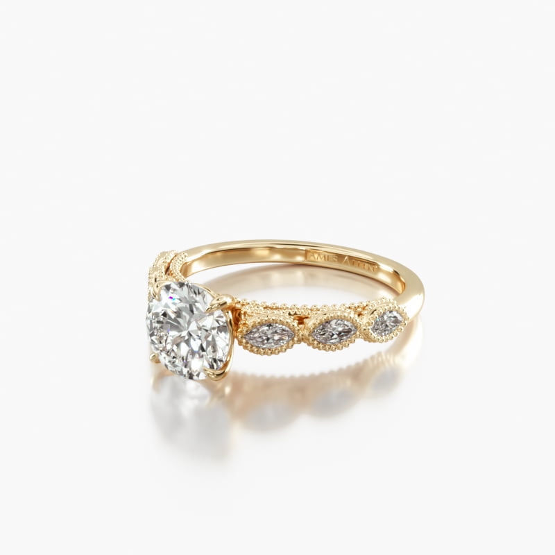 Milgrain marquise clearance