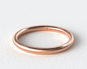 14K Rose Gold Matching Wedding Ring
