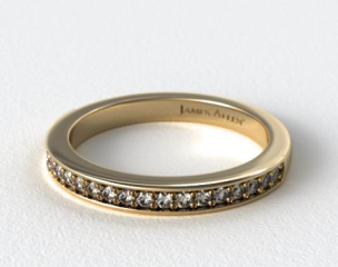 18K Yellow Gold James Allen Exclusive Wedding Ring