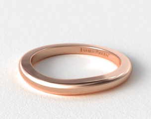 14K Rose Gold Matching Wedding Ring
