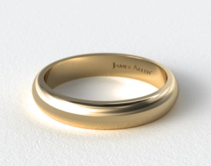 This 5mm band has a high dome surface and is rounded on the inside for unparalleled comfort.