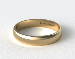 This remarkable 5mm band maintains a truly traditional straight inside and original profile.