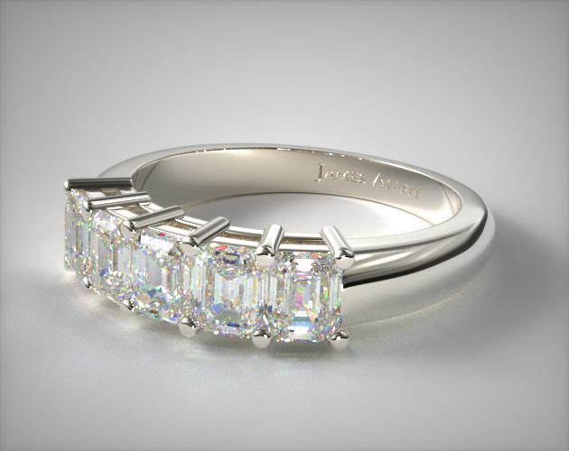 James allen 5 stone ring hot sale