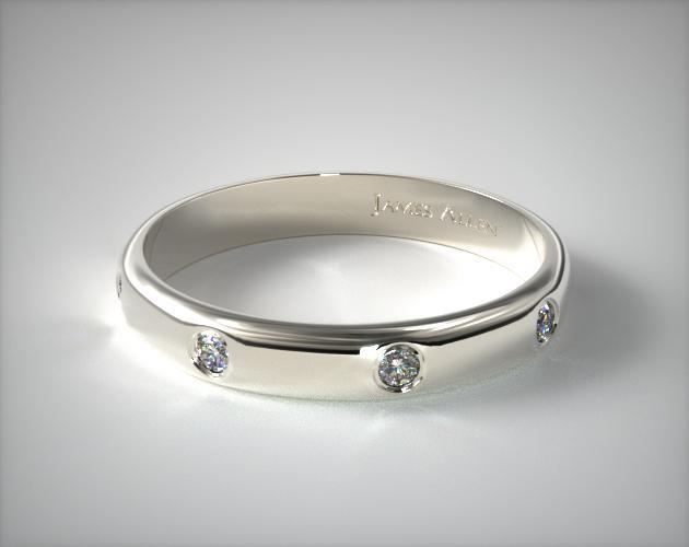 Details about   Men Fashion 6MM Stainless Steel Single CZ Bezel Set Wedding Band Ring