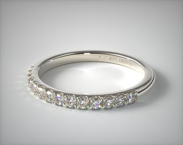 14K White Gold Double Halo Matching Diamond Ring