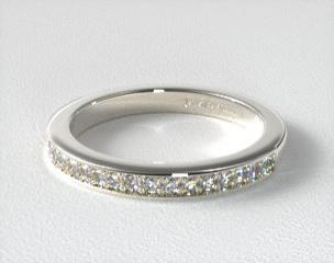 14K White Gold James Allen Exclusive Wedding Ring