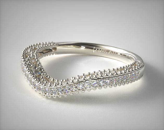 James allen curved shop wedding band