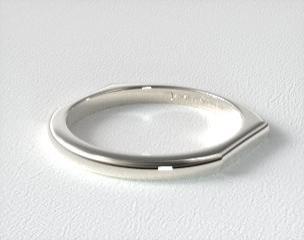 14k White Gold Perfect Fit Wedding Band