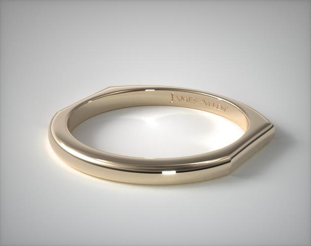 14k Yellow Gold Perfect Fit Wedding Band