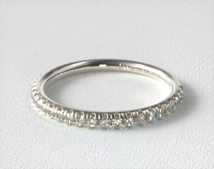 Platinum Pavé Matching Wedding Ring