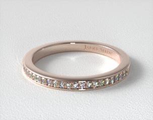 14K Rose Gold Trellis Matching Wedding Band