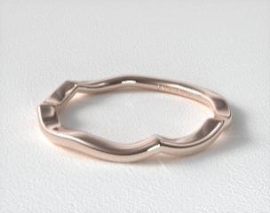 14K Rose Gold Infinity Wedding Ring