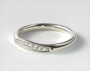 14K White Gold Matching Wedding Ring