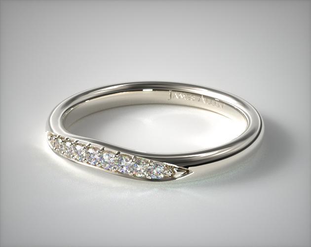 Matching Wedding Ring 14k White Gold James Allen 15679w14