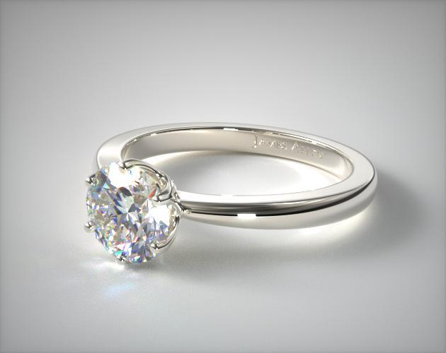 Crown Diamond Engagement Ring | Platinum | James Allen | 17564P