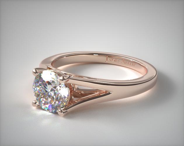 Oval Halo Split Shank Engagement Rings