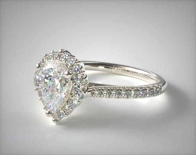 James allen halo ring sales