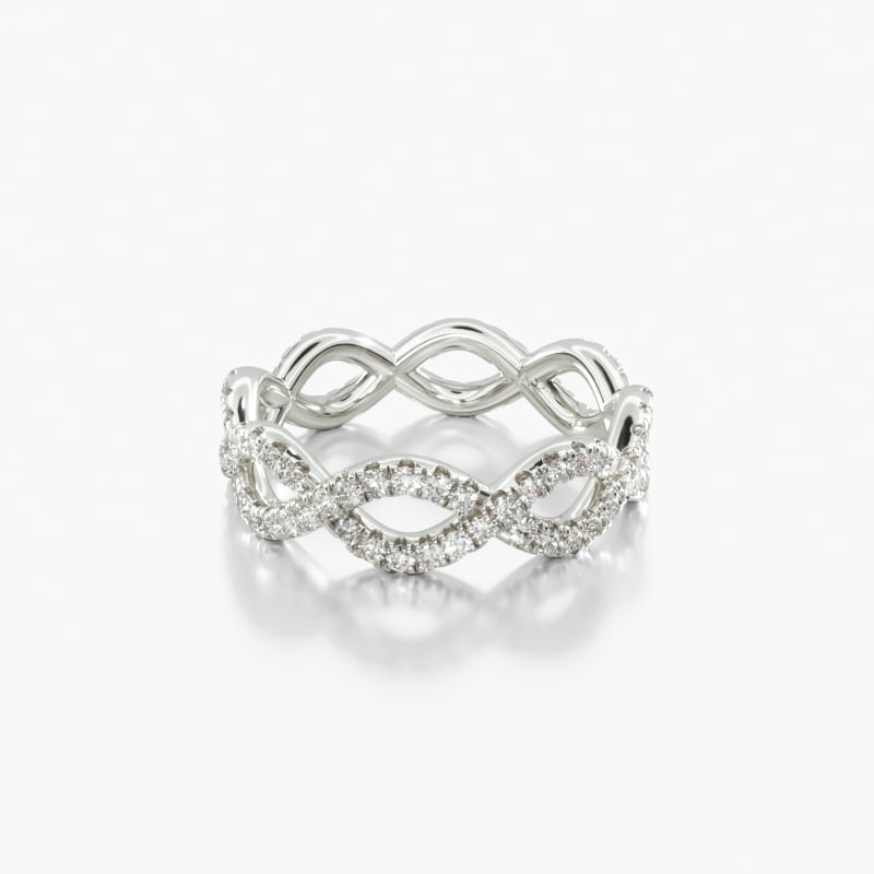 James allen infinity ring sale