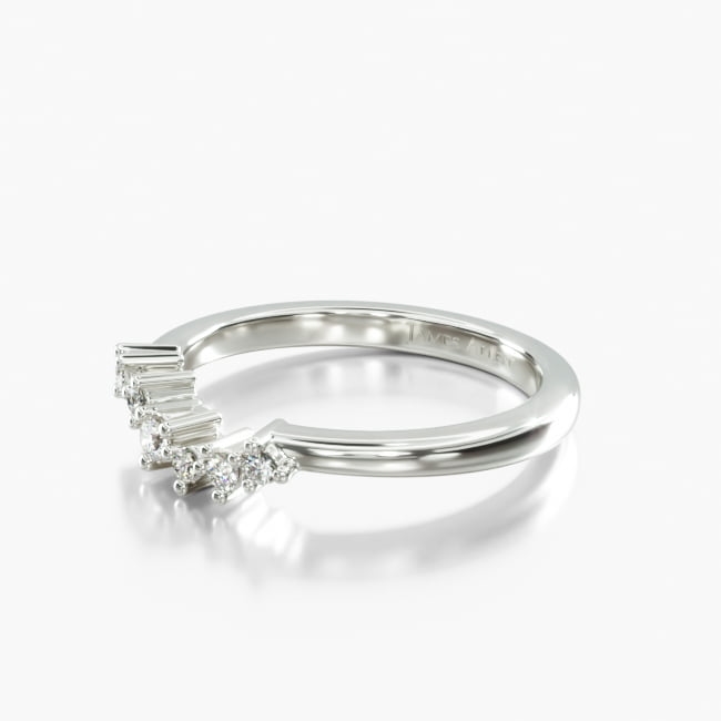 Platinum Diamond Constellation Wedding Ring