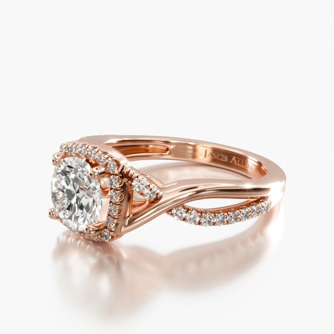 James allen infinity shop ring
