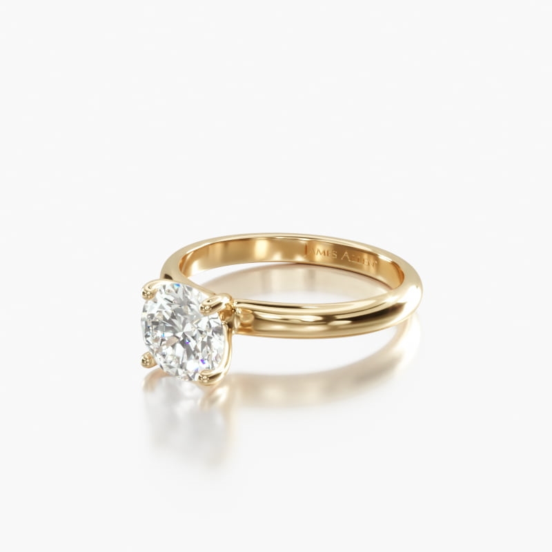 James allen yellow shop gold engagement rings