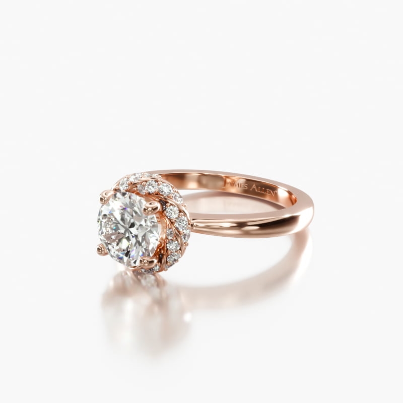 James allen twisted hot sale engagement ring