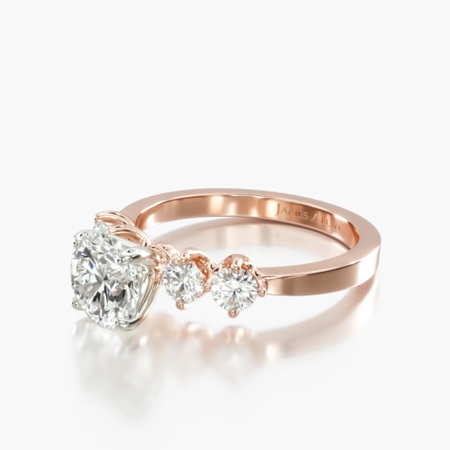 James allen rose gold wedding band clearance