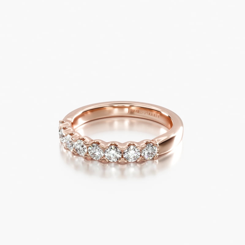 14K Rose Gold Fishtail Diamond Ring (0.50 CTW)