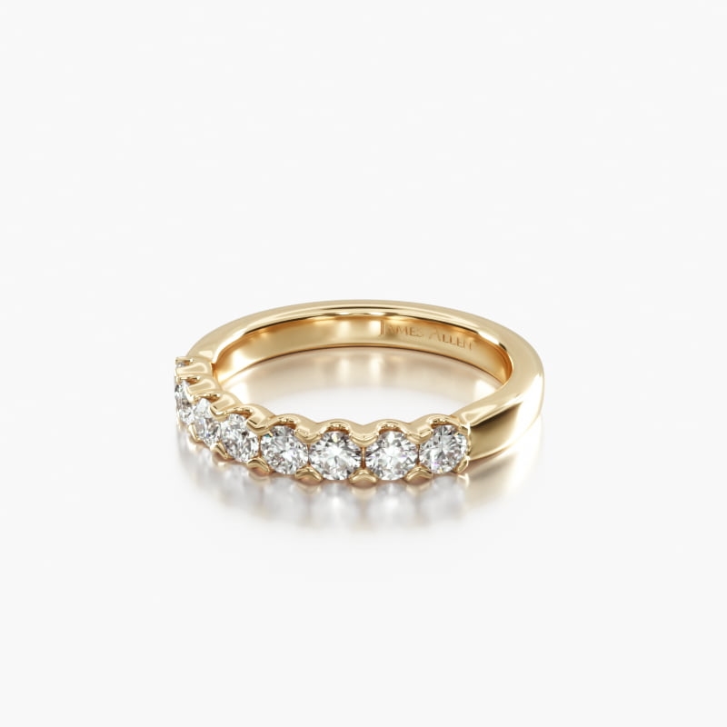14K Yellow Gold Fishtail Diamond Ring (0.50 CTW)