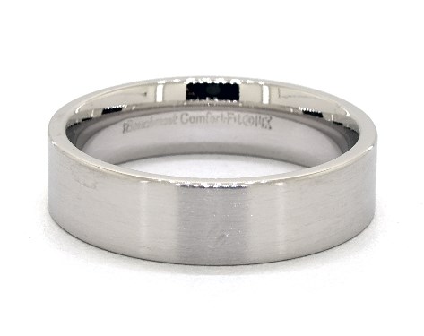 6mm platinum wedding band