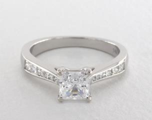Jeff Cooper

Light up the room. A wedding set that charms and delights, The Taylor Wedding Set's princess cut diamonds sparkle in their channel setting. The Taylor Wedding Band looks wonderful with engagement ring styles, and is available in halfway and eternity. Can be custom made to fit any shape center stone. Hand crafted in either Platinum, 18K Gold or 14K Gold.