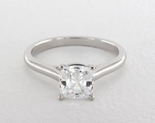 Jeff Cooper

The epitome of refinement is Chloe, with a chic round stone. A stunning solitaire design in a simple four prong setting, Chloe's perfectly polished finish and softly curving lines are a beautiful reflection of your love. Can be custom made to fit any shape center stone.
