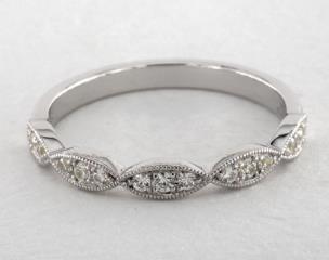 14K White Gold Livia Wedding Band