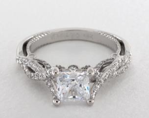 14K White Gold Insignia Engagement Ring by Verragio